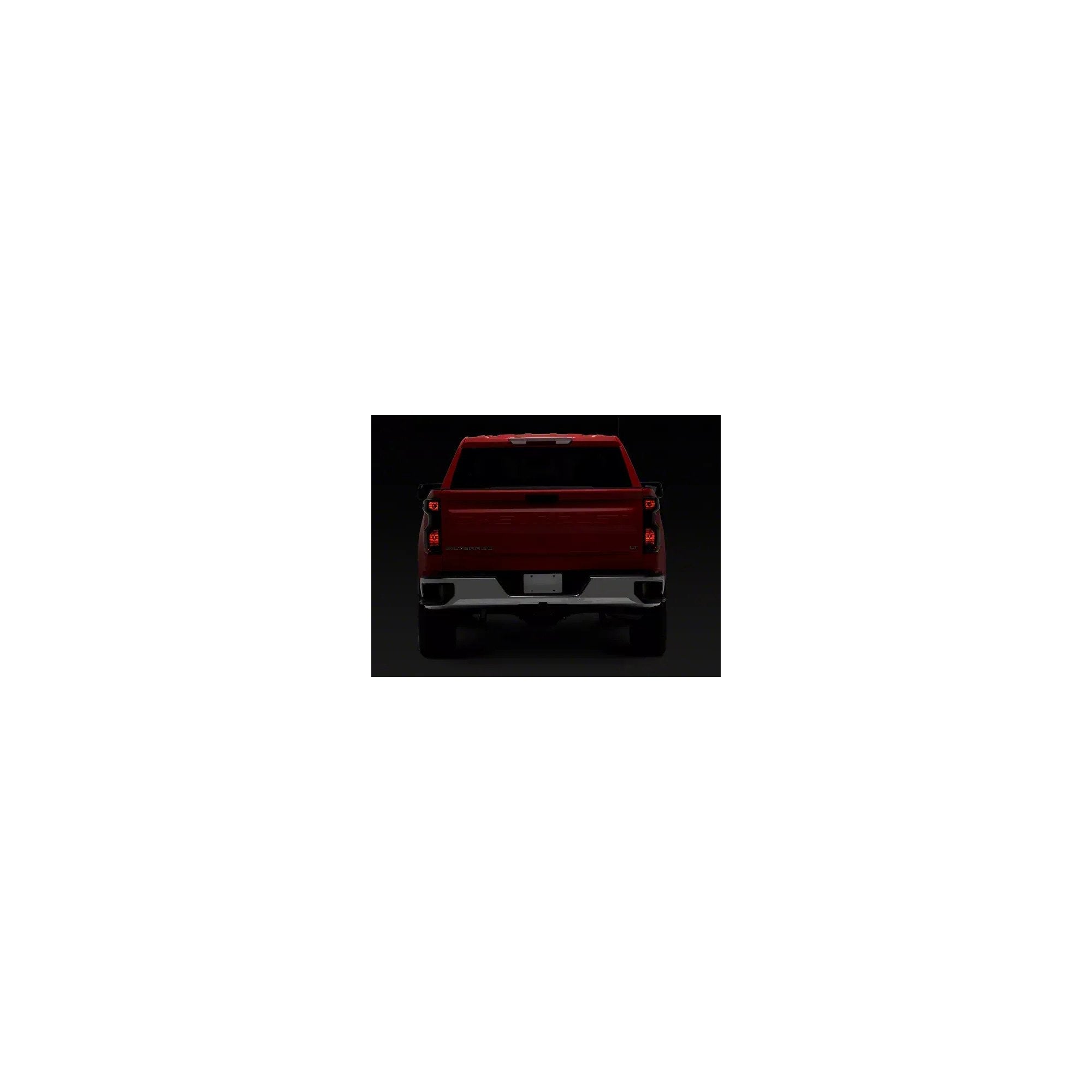 AVS 2019-2025 Chev 1500 Tinted Tail Light Covers, Smoked, Set of 2