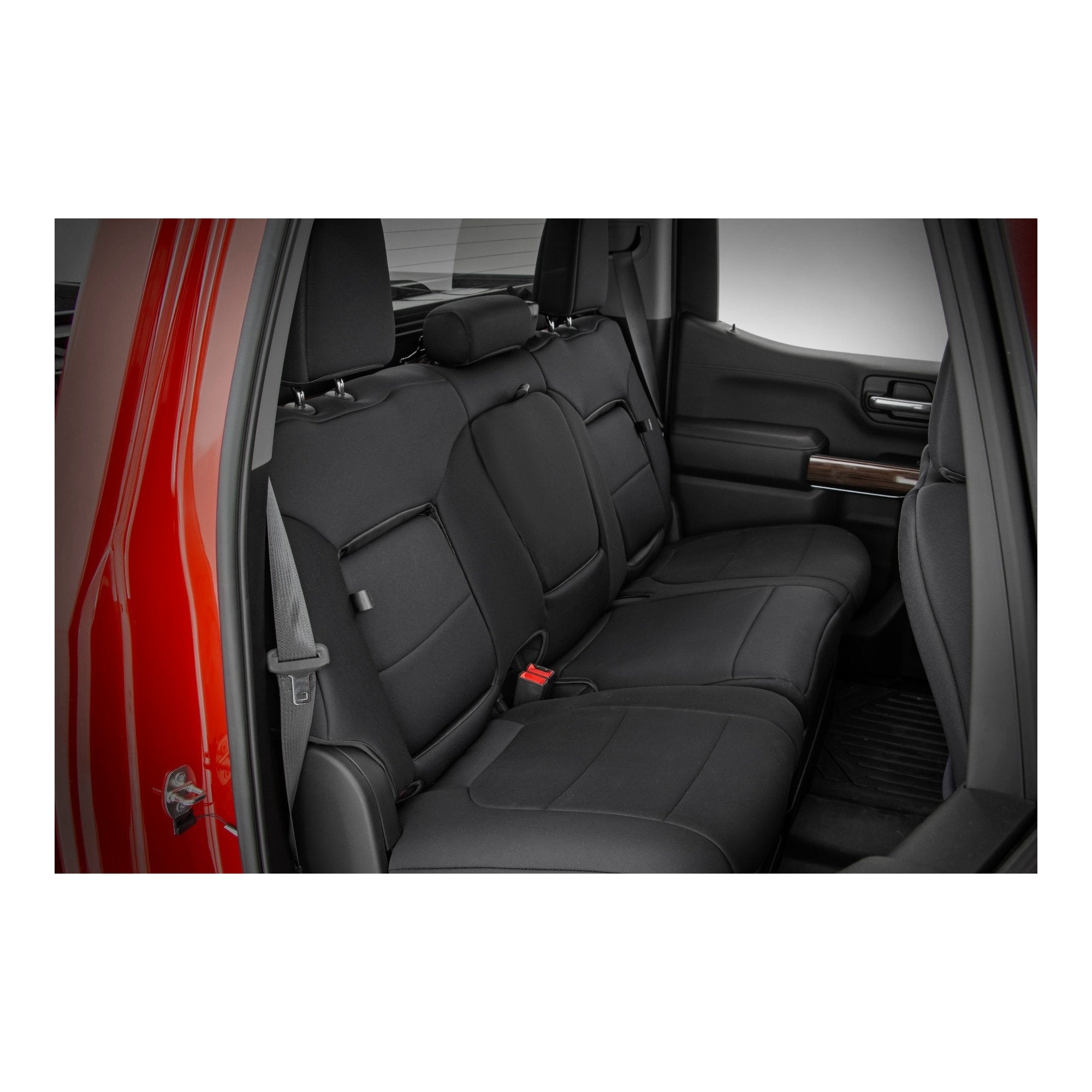 Cloth Comfort Seat Covers, Front & Rear suits Chev 1500 (19-26) by Rough Country