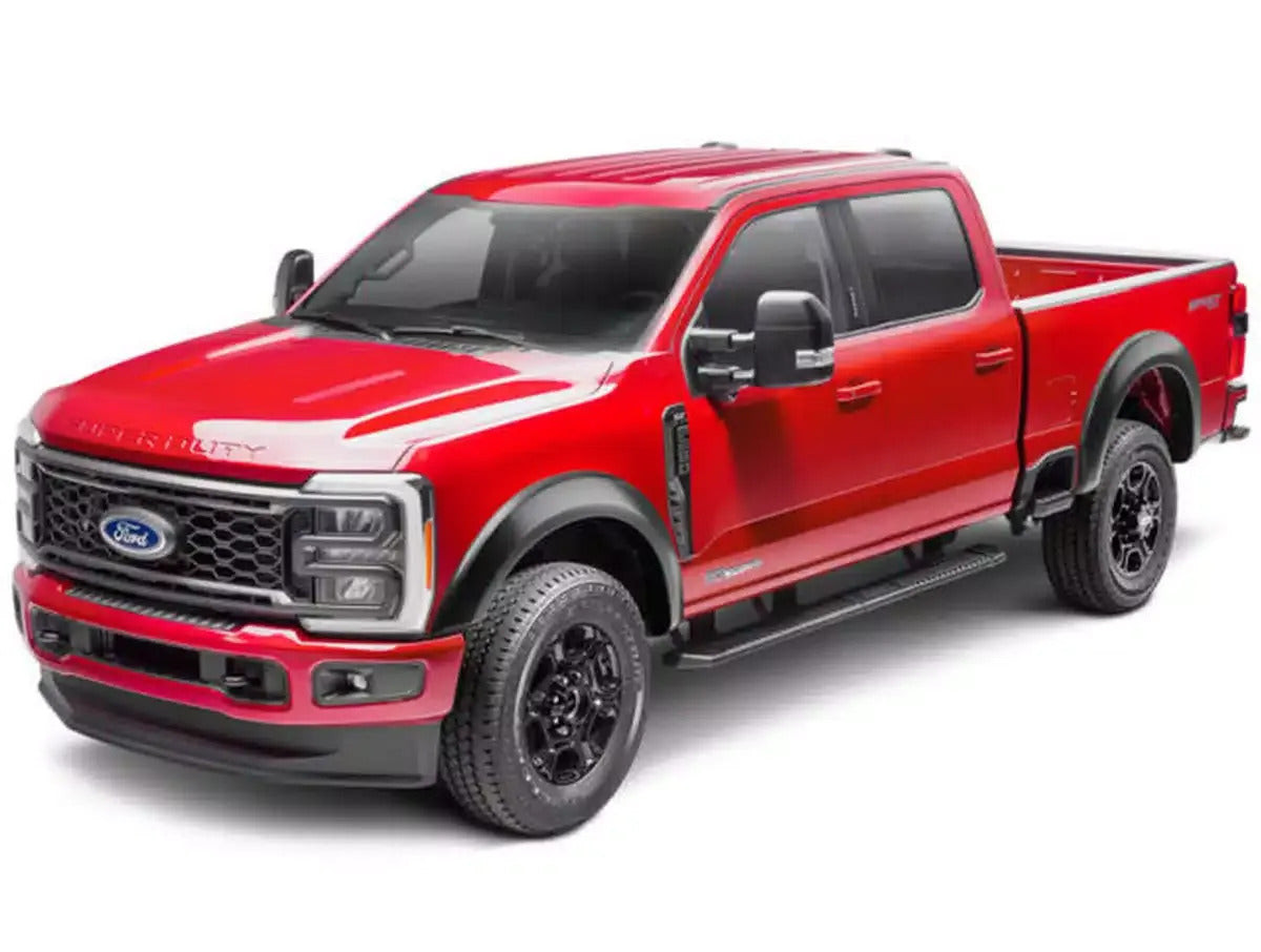 2" Extend-A-Fender Smooth Fender Flares, Black, Front & Rear suits Ford F-250 Super Duty/F-350 Super Duty (23-26) by Husky Liners