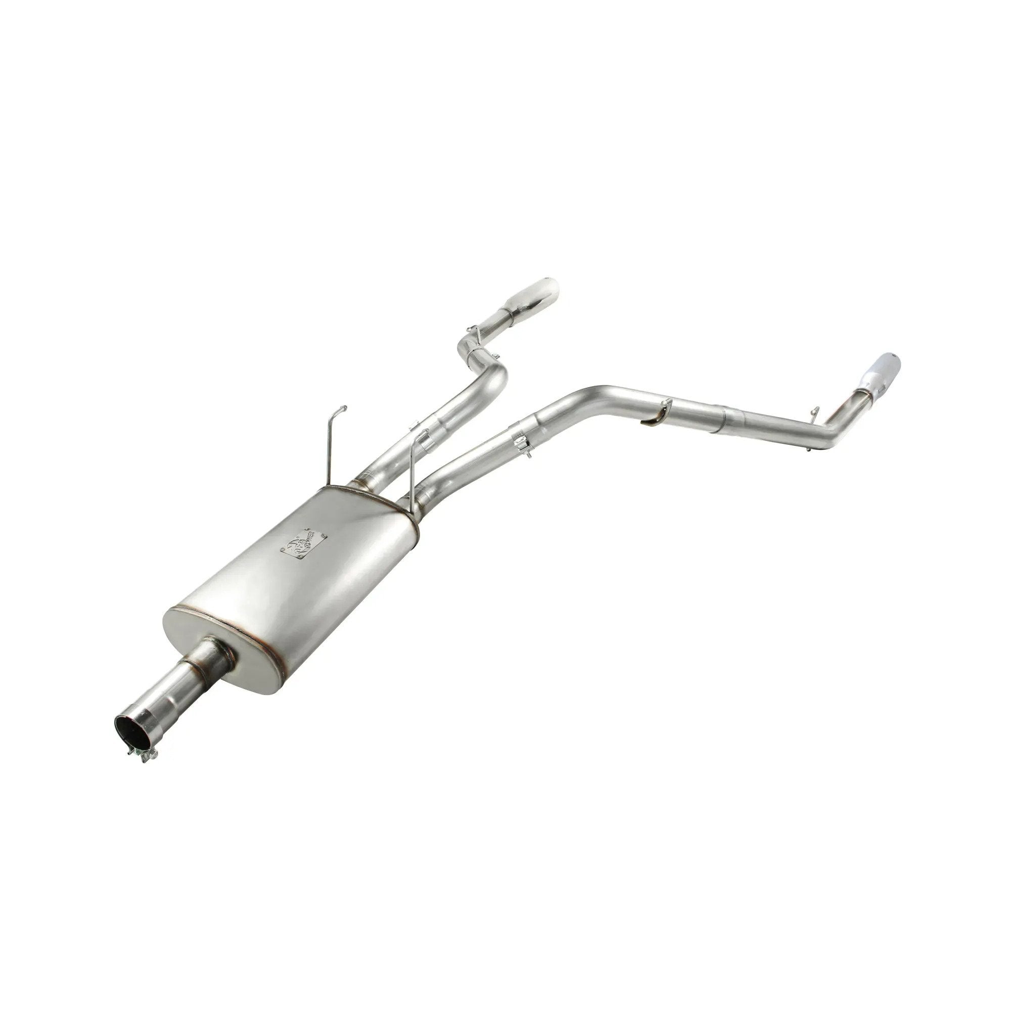 V8-5.7L Hemi Mach Force-XP 3inch 409 Stainless Steel Cat Back Polished Tip Exhaust System suits Ram 1500 DS (13-24) by aFe POWER