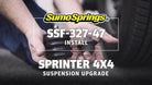 Front SumoSprings - 635kg - Black by SuperSprings International