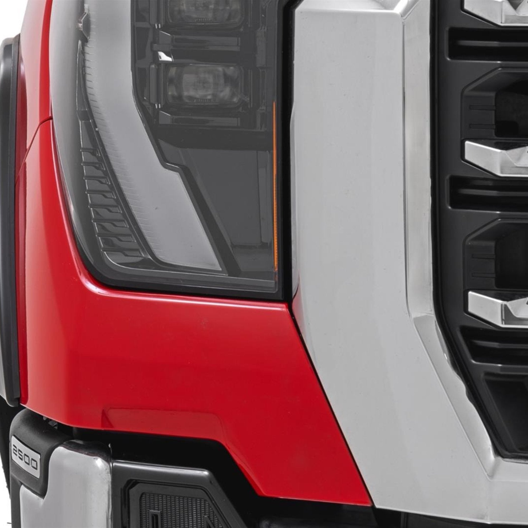 1" Smooth Flares w/ Side Marker Light suits GMC 2500 (20-26) by Rough Country