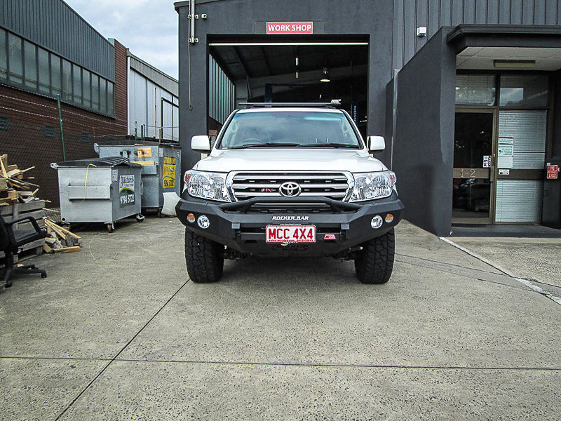 Land Cruiser 200 series prefacelift 2007-2015  078-01SQL Rocker Bull Bar Single Low Loop Package - SKU MCC-01008-7801SQL