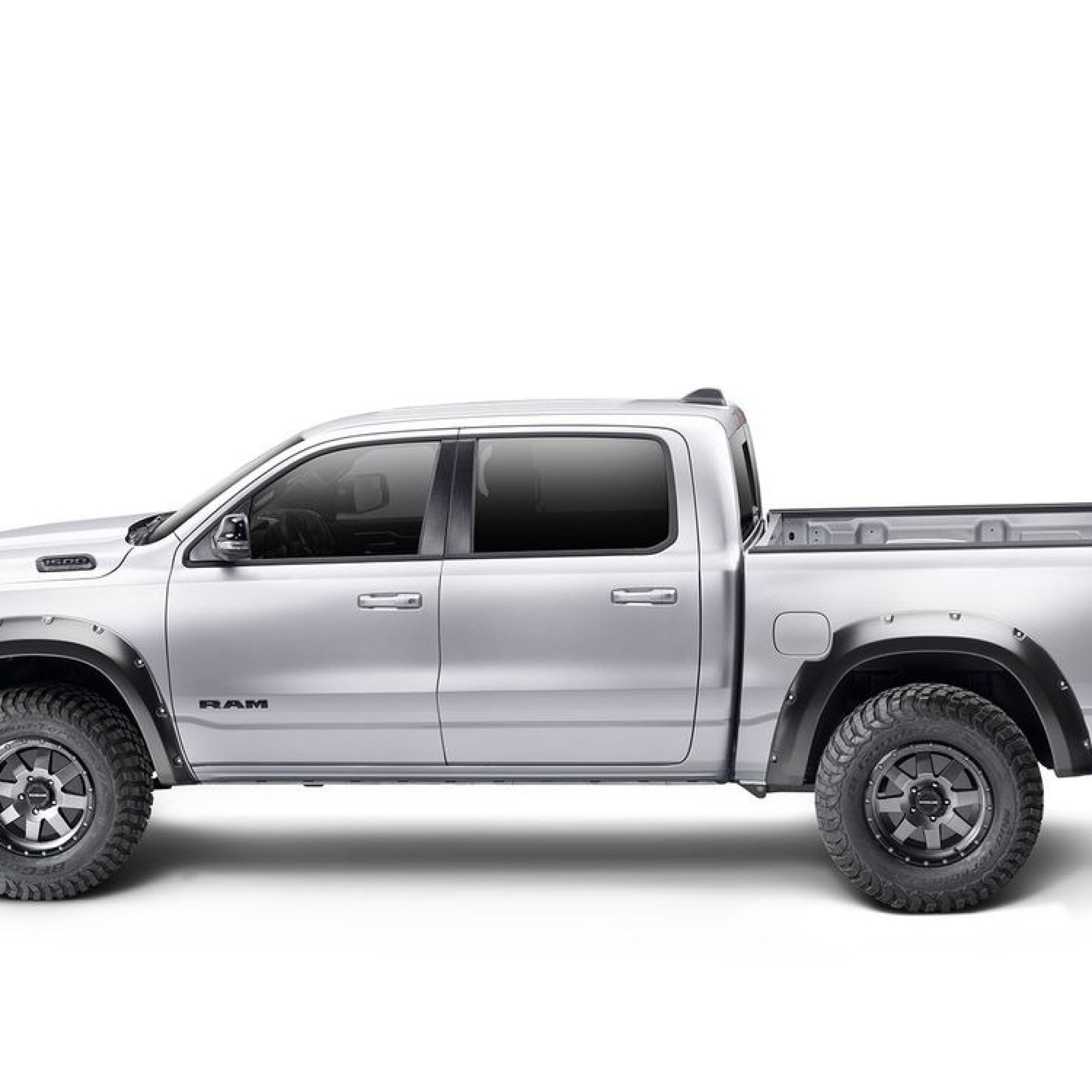 1.5" Pocket Style Fender Flares, Black, Front & Rear suits Ram 1500 DT (19-26) by Husky Liners