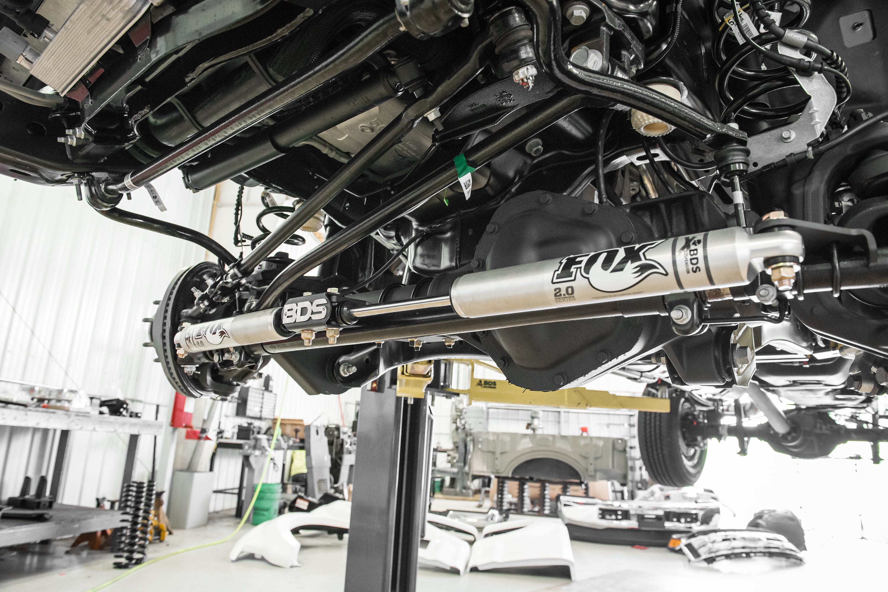 Dual Steering Stabiliser Kit, Suits 2.5-9" Lift suits Ford F-250 Super Duty/F-350 Super Duty (05-26) by BDS Suspension