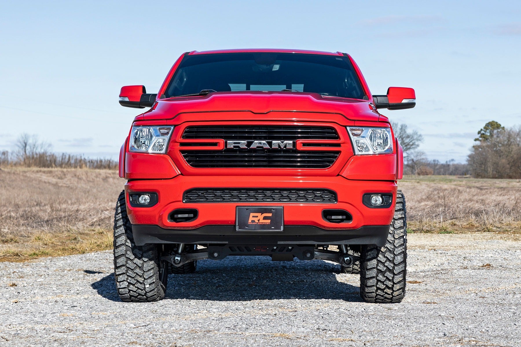 1" Smooth Fender Flares suits Ram 1500 DT (19-26) by Rough Country