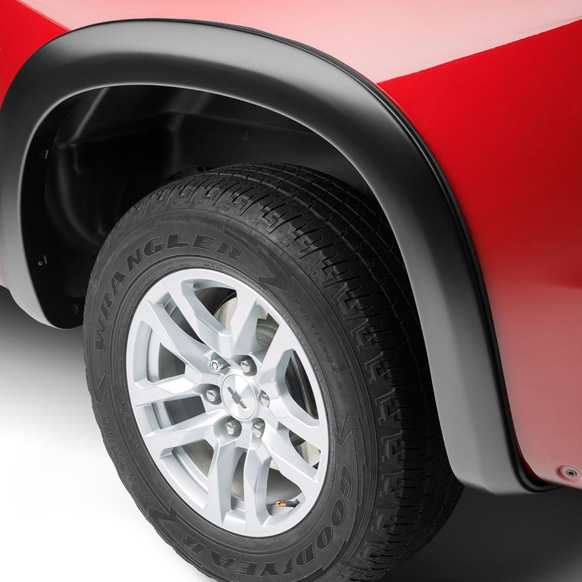 2" Extend-A-Fender Smooth Fender Flares, Black, Front & Rear suits Chev 1500 (19-26) by Husky Liners