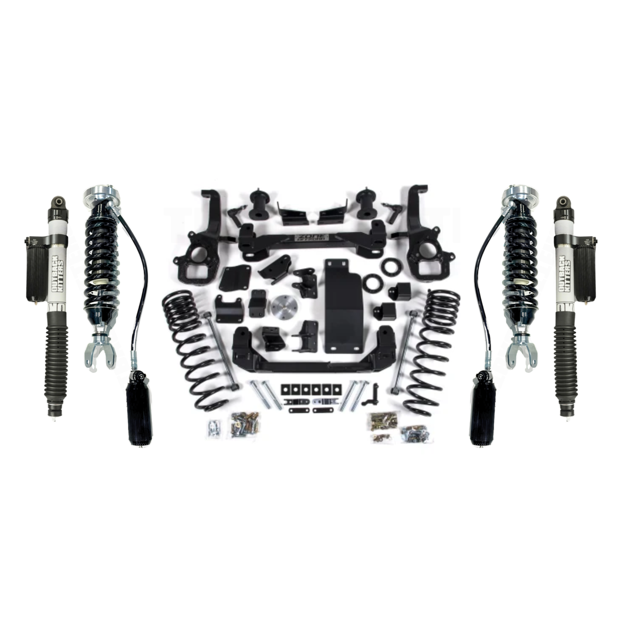 4" Lift Kit with OK 2.5" Shocks suits Ram 1500 DT (19-26) by Zone Offroad