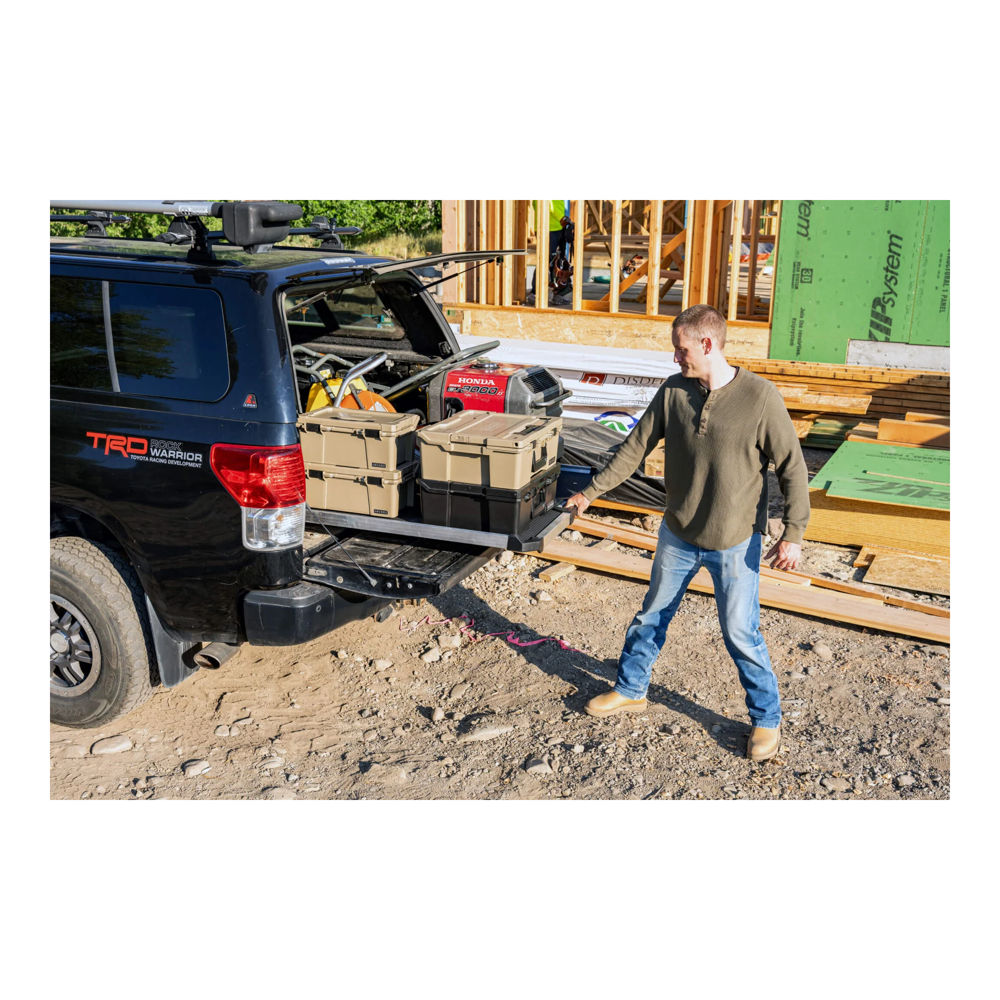 CargoGlide Full Width Truck Bed Slide for 5.5' Tub Australian Domestic Ute Dual Cab by DECKED