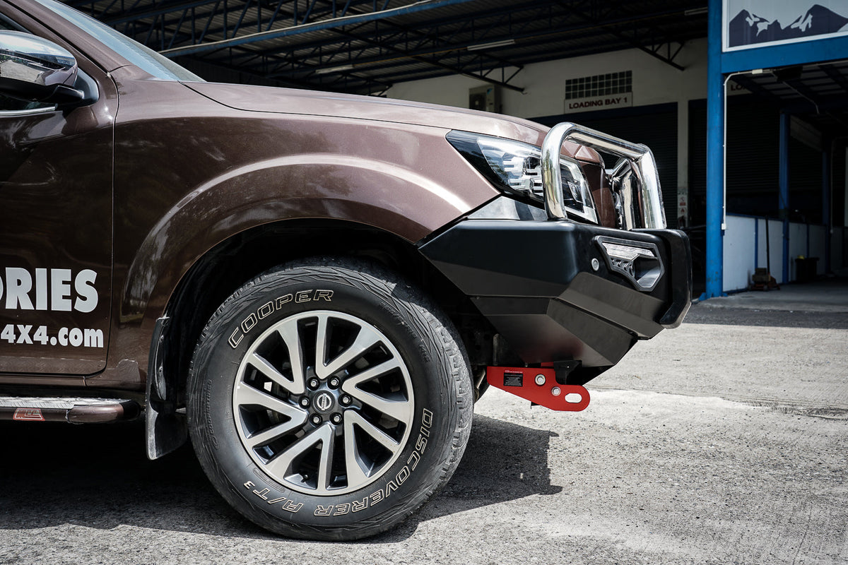 Navara Np300 2021-Present - 808-01 Phoenix Bull Bar Triple Stainless Loops Package IEB Compatible (Intelligent Emergency Braking) - SKU MCC-03014-801