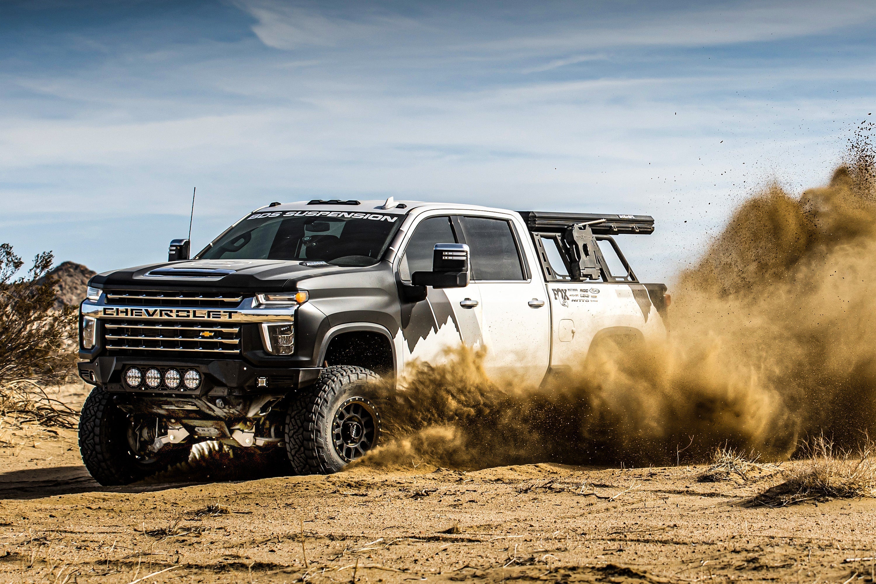 6.5" Lift Kit with Fox 2.5" PES DSC Coilover Shocks suits Chev 2500/3500 (20-25) / GMC 2500/3500 (20-25) by BDS Suspension