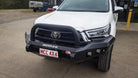 Hilux N80 2016-2020 078-01SQSBL Rocker Bull Bar Single Sand Black Loop Package - SKU MCC-01017-7801SQSBL