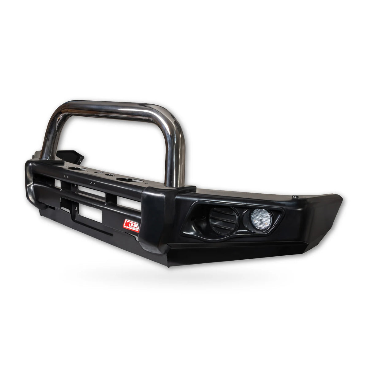 Toyota Surf/4Runner LN185/KZN185 (IFS) 1996-2002 - 707-01 Falcon Bull Bar Single Stainless Loop Package (No Foglight) - SKU MCC-01016-185701SSL