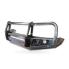 Dmax facelift 2017-2020 707-02A Alloy Falcon Bull Bar Black A-Frame Package (LED Foglight) - SKU MCC-08005-702AW