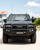 Prado 250 2025-On (With Fog) 707-02 Falcon Bull Bar Black A-Frame Package (LED Foglight) (Sand Black)