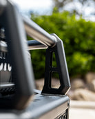 Prado 250 2025-On (With Fog) 707-02 Falcon Bull Bar Black A-Frame Package (LED Foglight) (Sand Black)