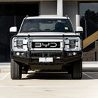 BYD Shark 6 2025-On 707-02 Falcon Bull Bar Black A-Frame Package (LED Foglight) (Sand Black)