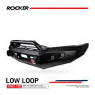 Dmax 2024-On (10/23) 078-01SQL Rocker Bull Bar Single Low Loop Package