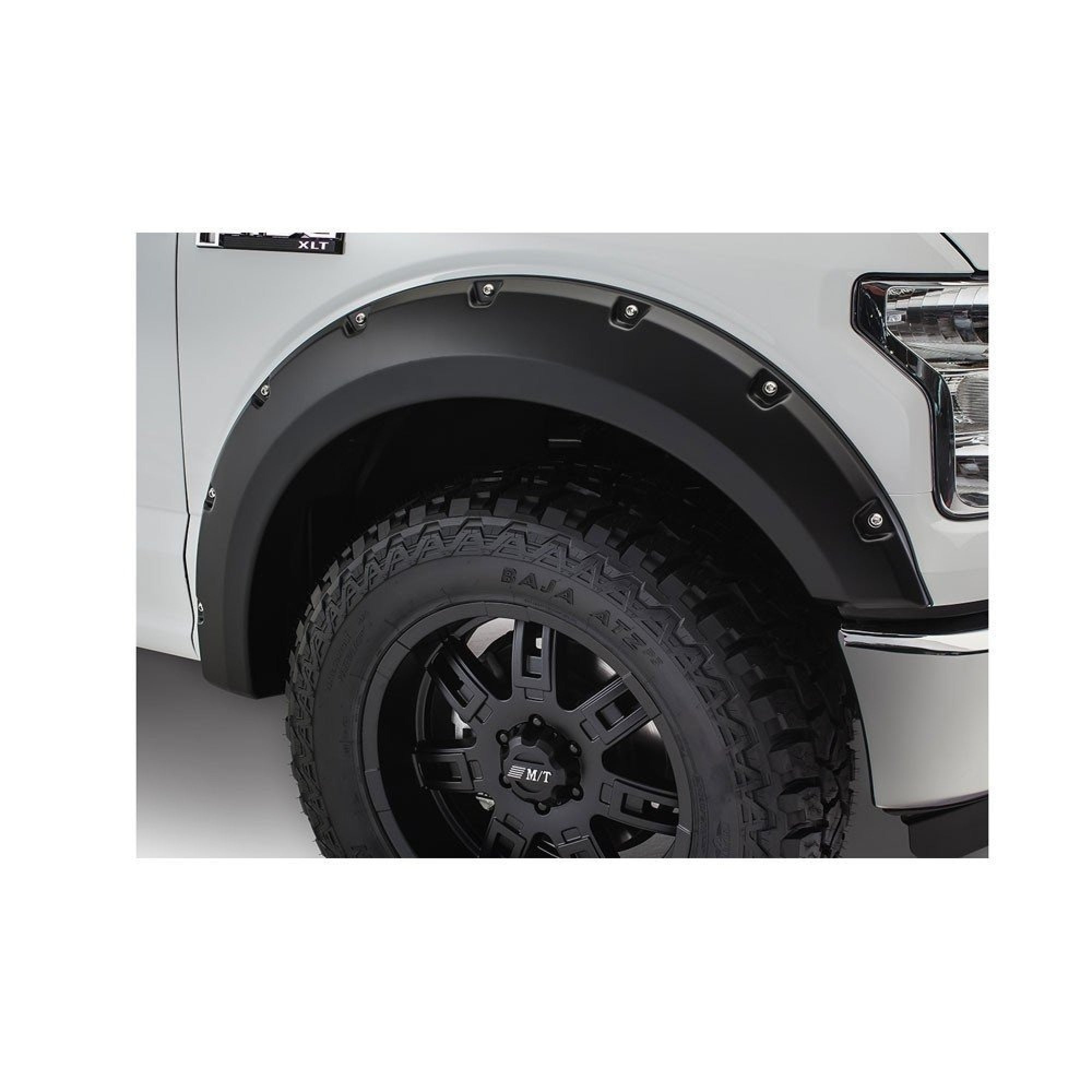 Pocket Style Smooth Fender Flares, Black, Front & Rear suits Ford F-150 (15-20) by Husky Liners