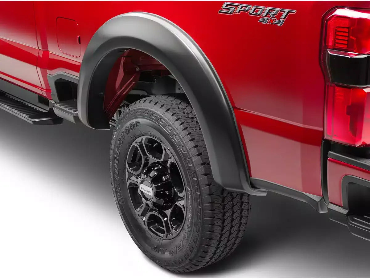2" Extend-A-Fender Smooth Fender Flares, Black, Front & Rear suits Ford F-250 Super Duty/F-350 Super Duty (23-26) by Husky Liners