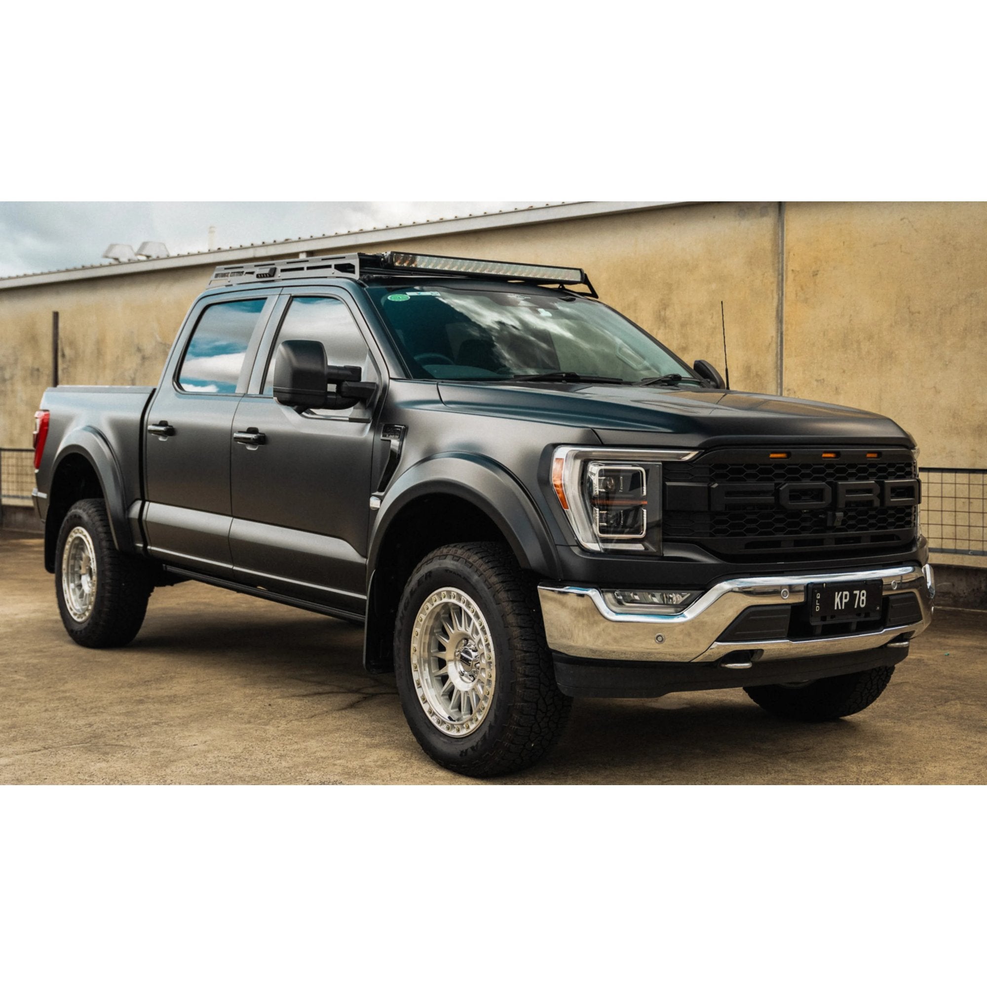 Adventure Rails™ MAX Roof Rack, Lightbar Compatible suits Ford F-150 (21-26) by Outback Kitters