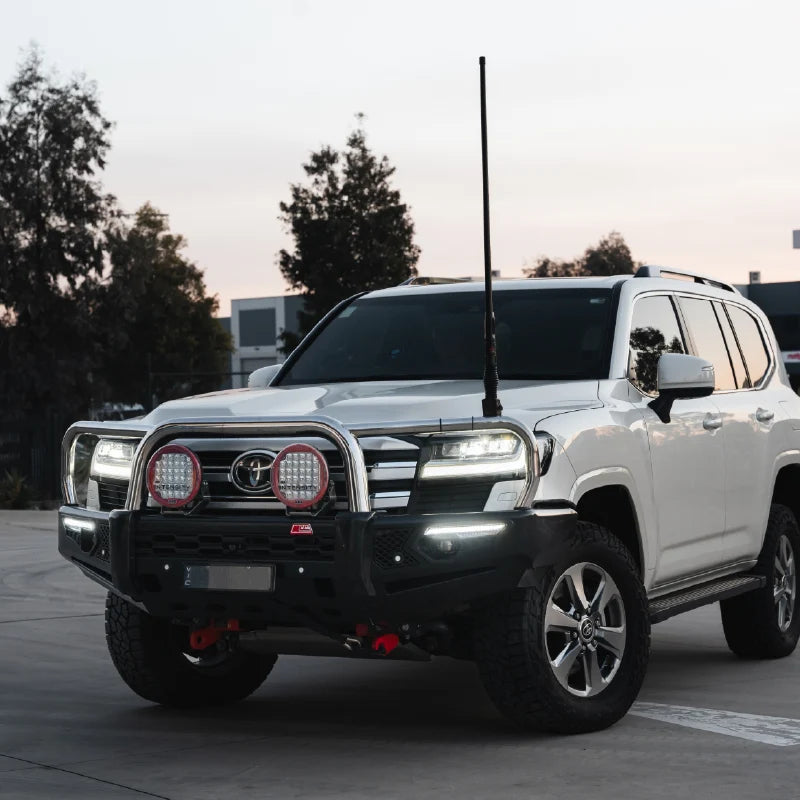 Land Cruiser 300 Series 2022-On - 808-01 Phoenix Bull Bar Triple Stainless Loops Package - SKU MCC-01023-801