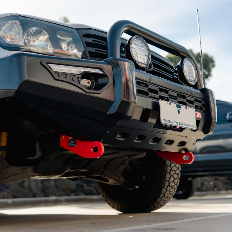 Land Cruiser 100 series 1998-2007  808-01 Phoenix Bull Bar Single Black Loop Package - SKU MCC-01007-801SBL