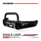 BT50 2025-On Facelift 808-01 Phoenix Bull Bar Single Black Loop Package