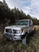 Land Cruiser 79 Series Single Cab 2024-On - 808-01 Phoenix Bull Bar Single Stainless Loop Package - SKU MCC-01024-801SSLSC