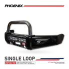Next-Gen Ranger Raptor 2022-On - 808-01 Phoenix Bull Bar Single Stainless Loop Package - SKU MCC-05011-801SSL