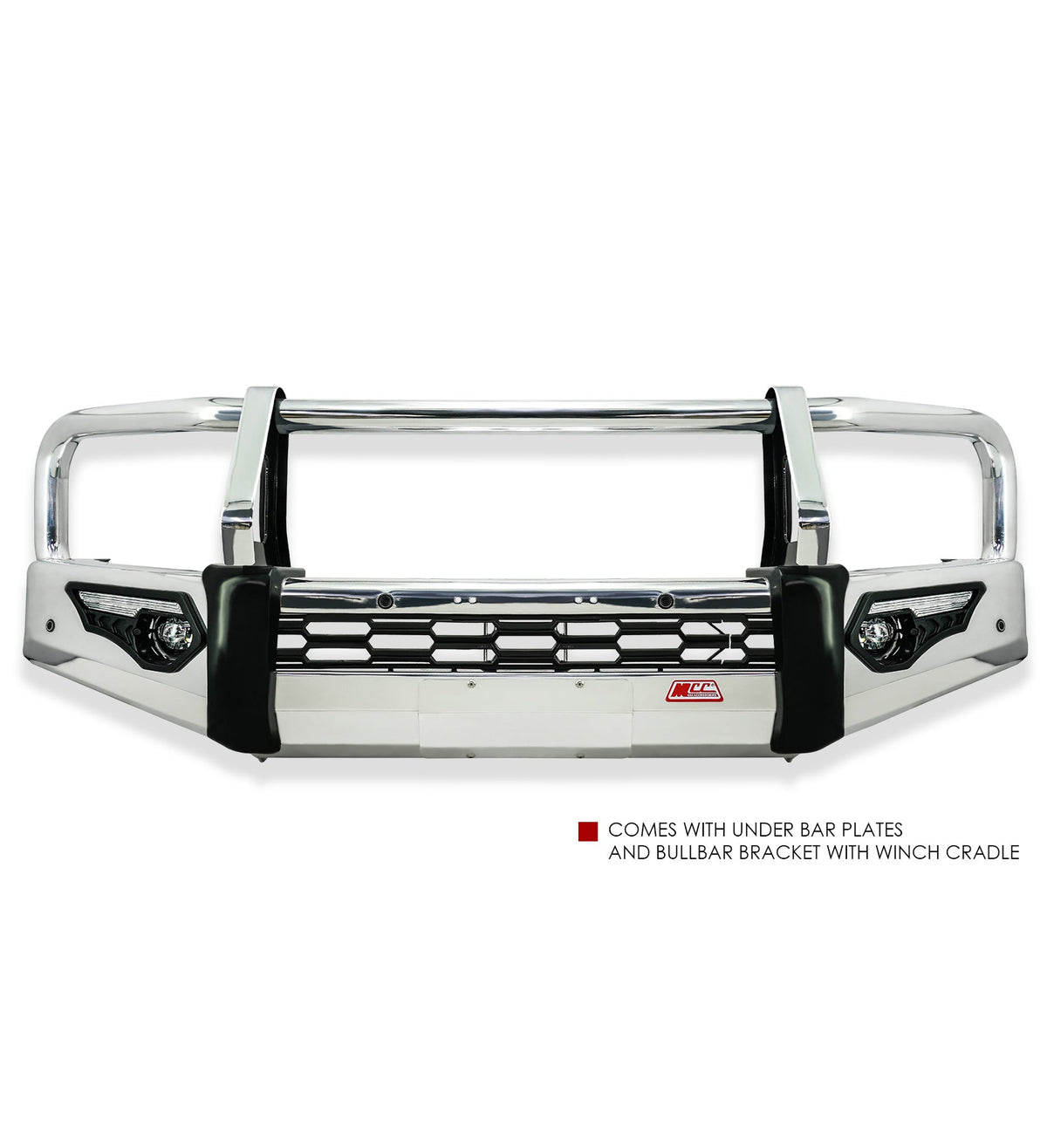 Dmax RG 2020-2024  808-02A Alloy Phoenix Bull Bar A-Frame Package - SKU MCC-08007-802AW
