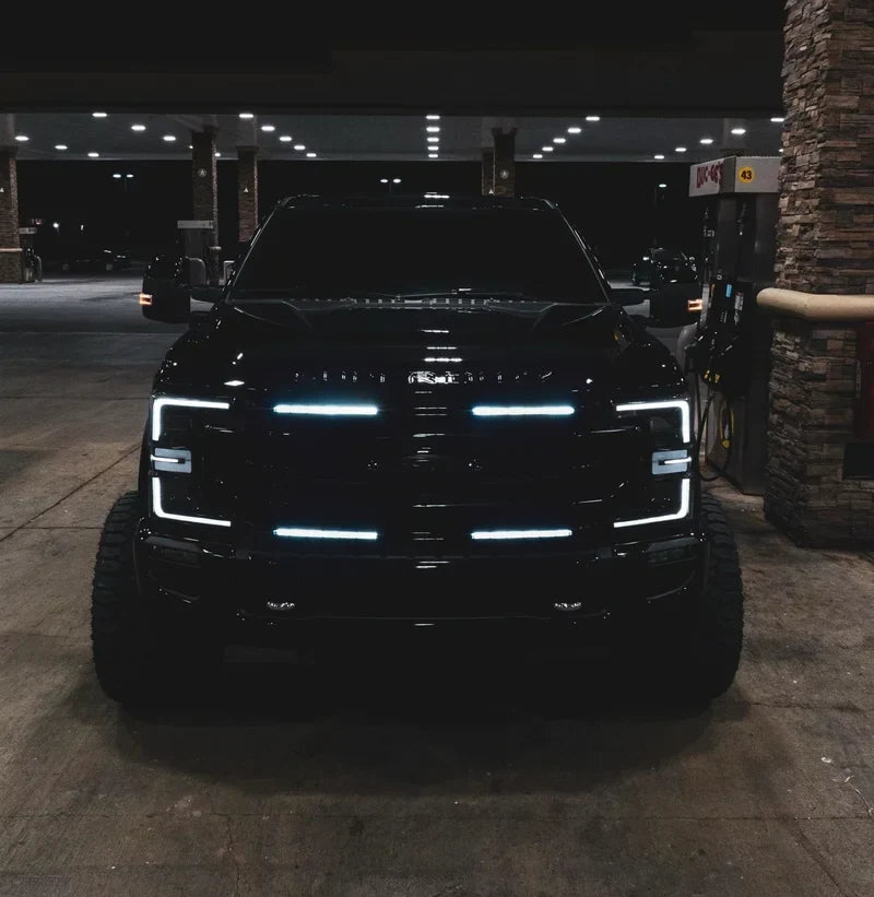 Grille Lighting Kit - 4 x 14" LEDs for Ford F250 / Chev 2500 / GMC 2500