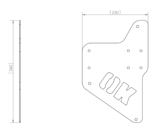 Twin Compressor Mount Bracket by Outback Kitters