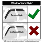 Weather Shields, Smoked suits Toyota Tundra (07-21) by AVS