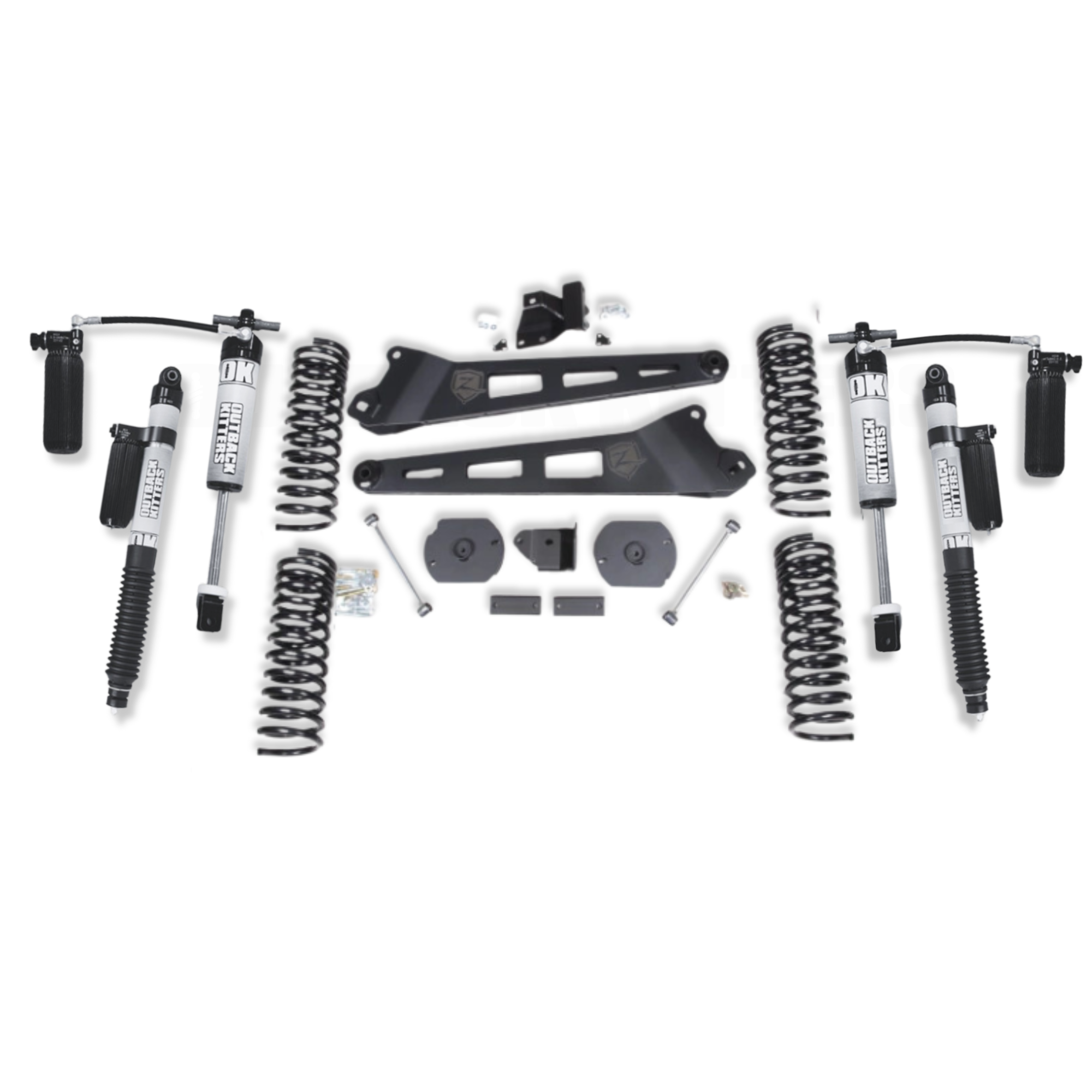 3" Lift Kit with OK 2.5" Shocks suits Ram 2500 (19-24) by Zone Offroad