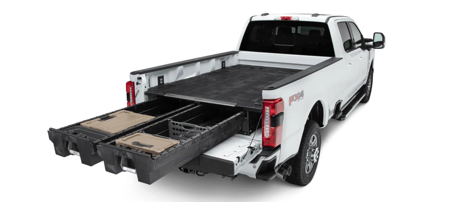 Drawer System (8' Tub) + Premium Accessory Pack + Load Floor suits Ford F-250 Super Duty/F-350 Super Duty (99-26) by DECKED