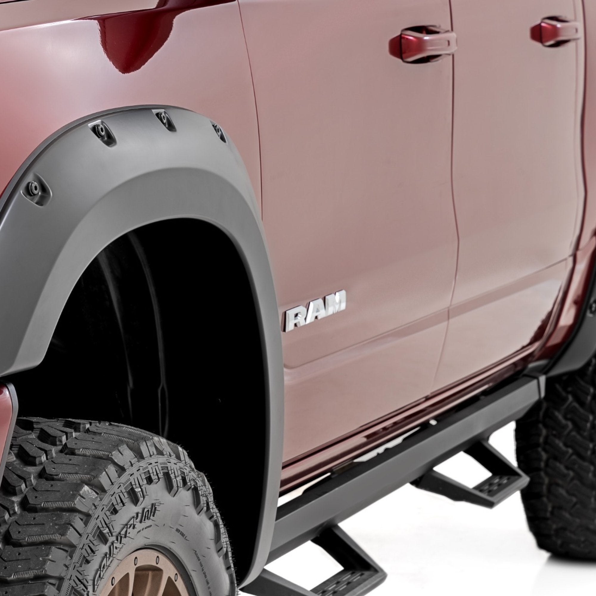 1" Smooth Fender Flares suits Ram 1500 DT (25-26) by Rough Country