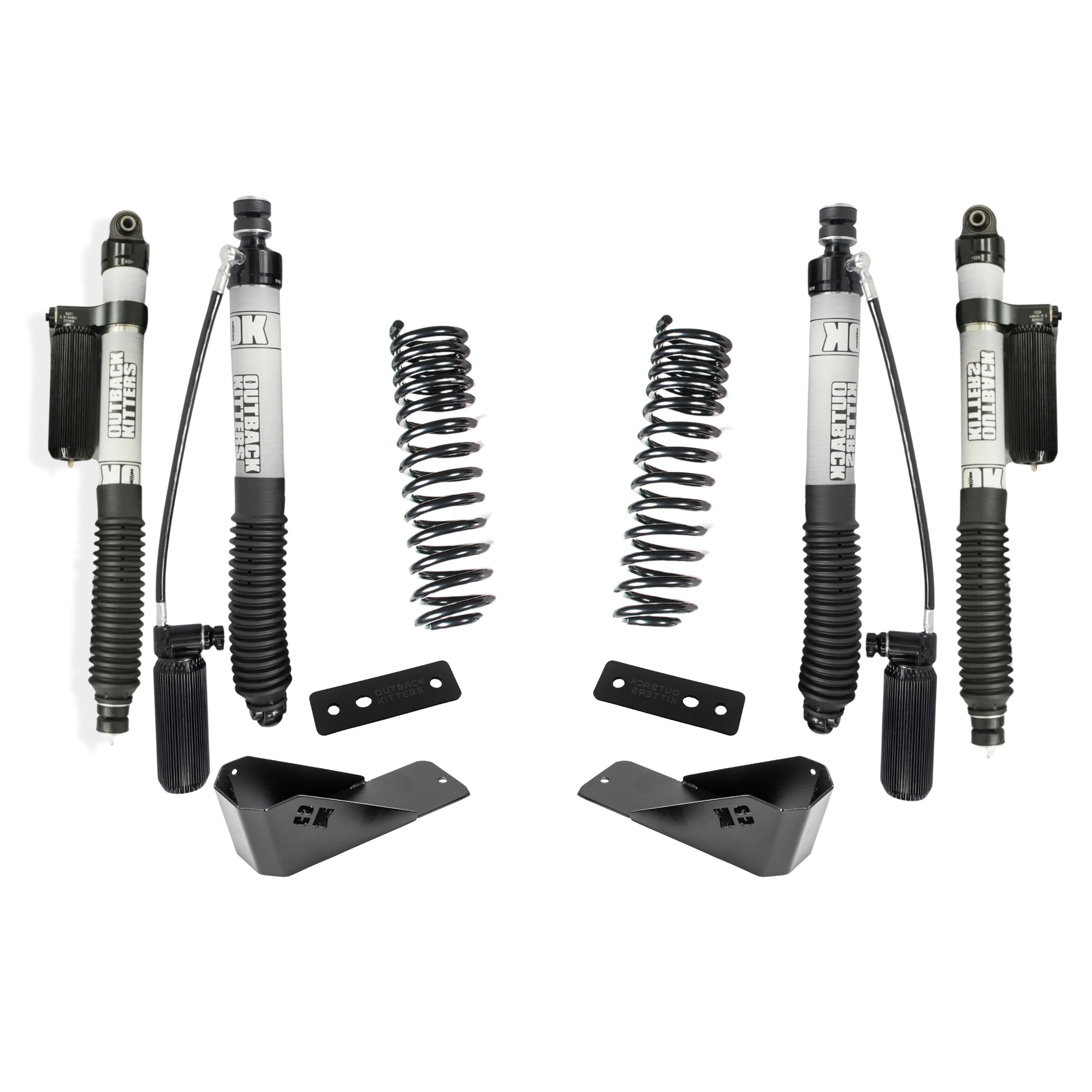 1" Lift Kit with OK 2.5" Shocks suits Ram 2500/3500 (13-24) by Outback Kitters