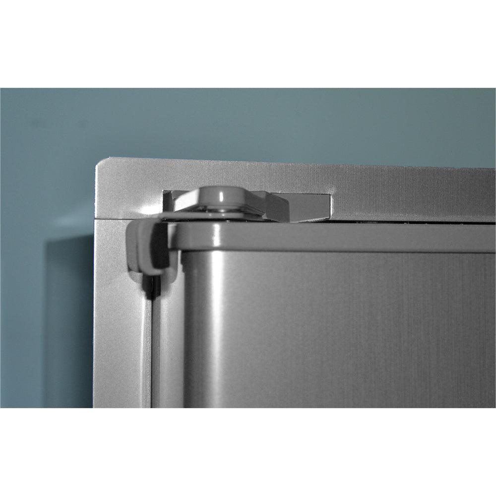 EVAKOOL 95L Platinum Upright Fridge/Freezer Mount Kit Silver