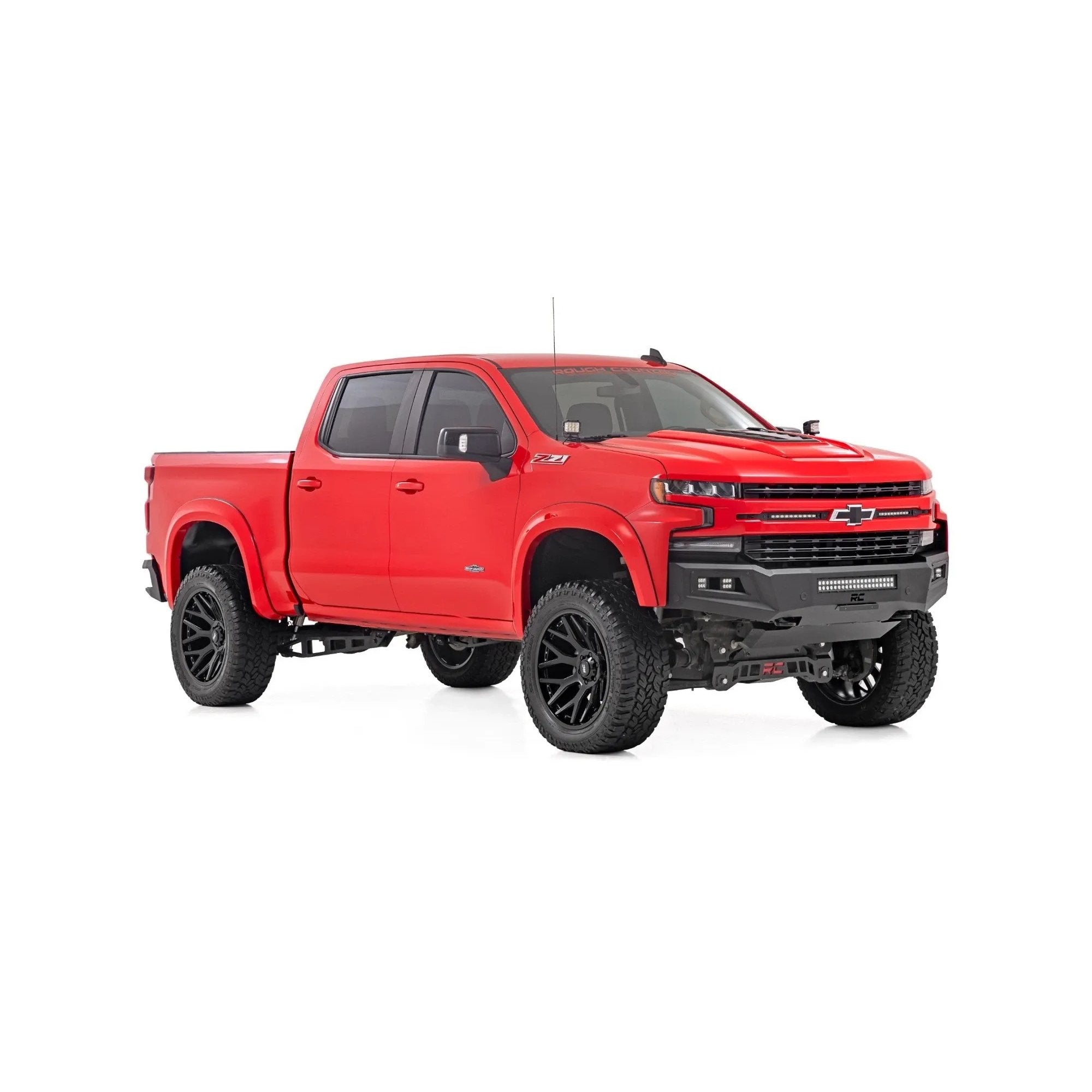 1" Smooth Fender Flares suits Chev 1500 (19-26) by Rough Country
