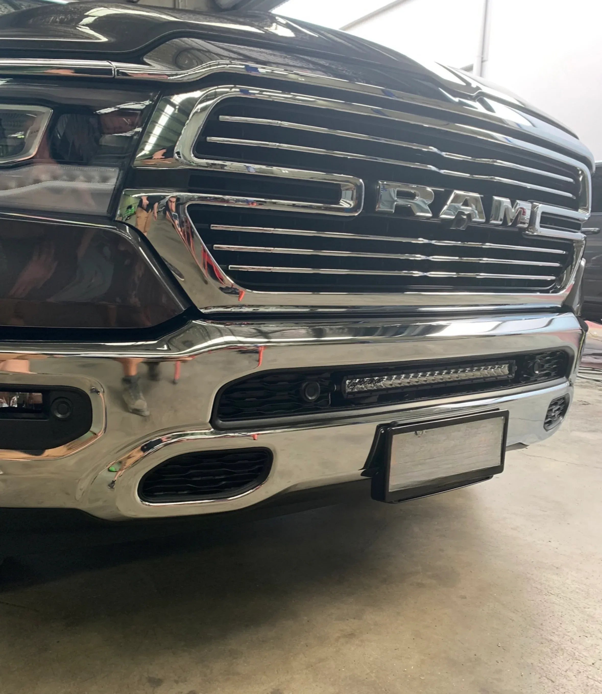 Stock Bumper Light Bar Brackets (Set of 2) suits Ram 1500 DT (19-26), 2500/3500 (19-24) by Outback Kitters