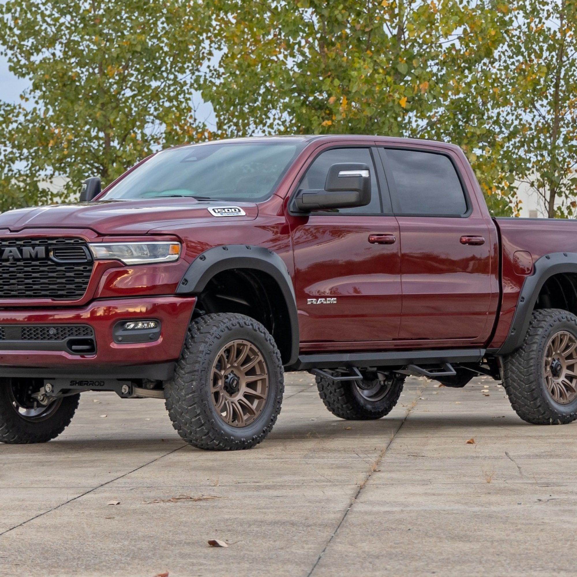 1" Smooth Fender Flares suits Ram 1500 DT (25-26) by Rough Country