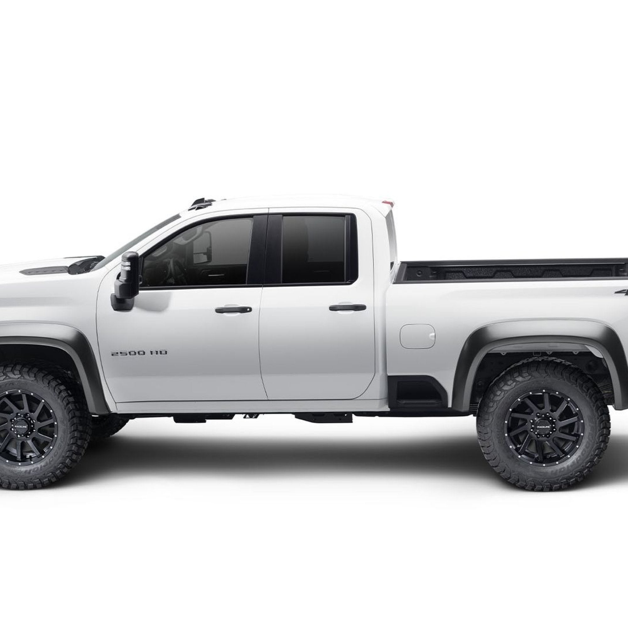 Extend-A-Flender Smooth Fender Flares, Black, Front & Rear suits Chev 2500 (20-26), 3500 (20-25) by Husky Liners