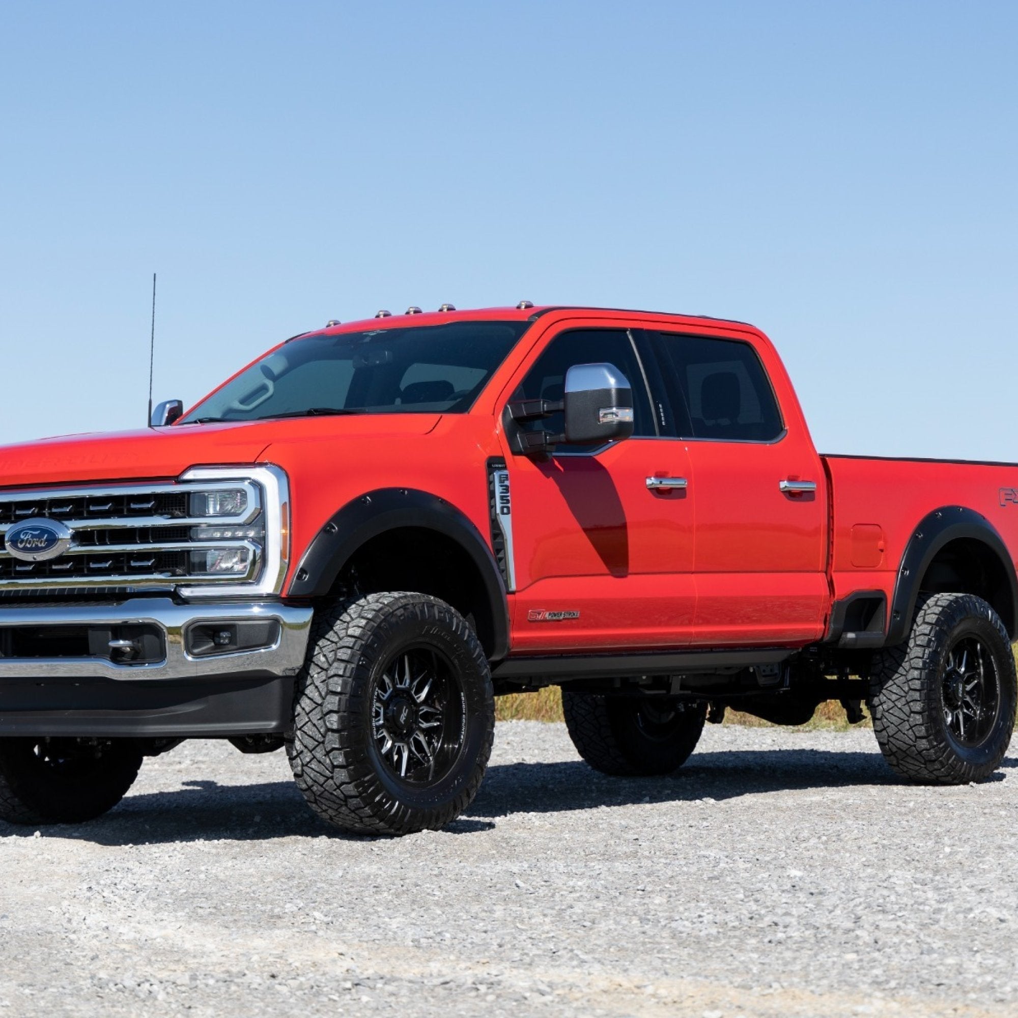 1" Smooth Sport Fender Flares suits Ford F-250 Super Duty (23-26) by Rough Country