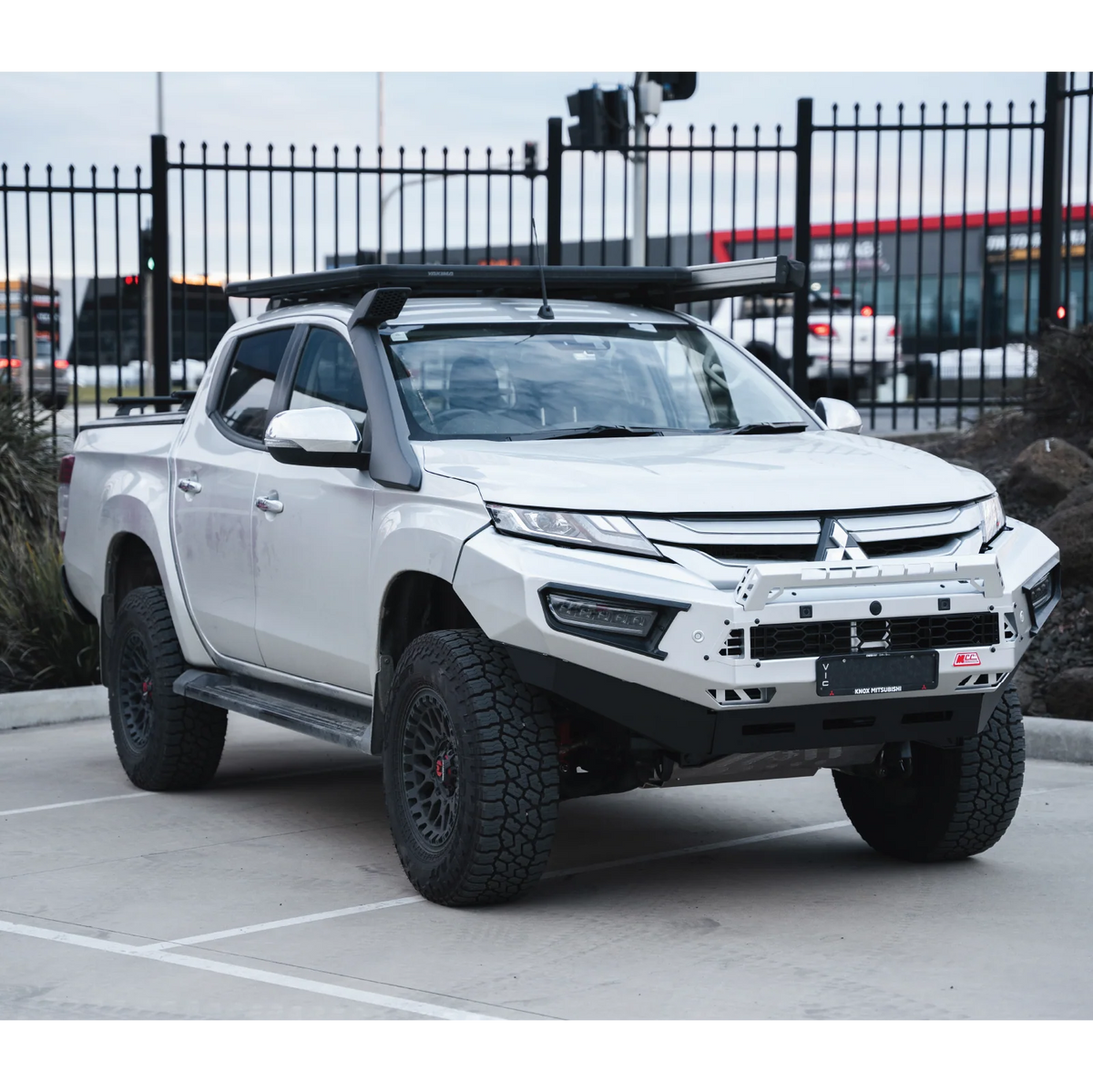 Triton MR 2019-Present 909-01 Alloy Pegasus Bull Bar Bumper Replacement Package - SKU MCC-02011-901