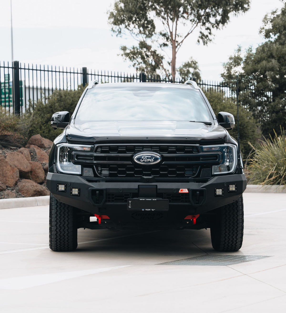 Next-Gen Ranger/Everest 2022-On - 078-01SQ Rocker Bull Bar No Loop Package - SKU MCC-05010-7801SQ