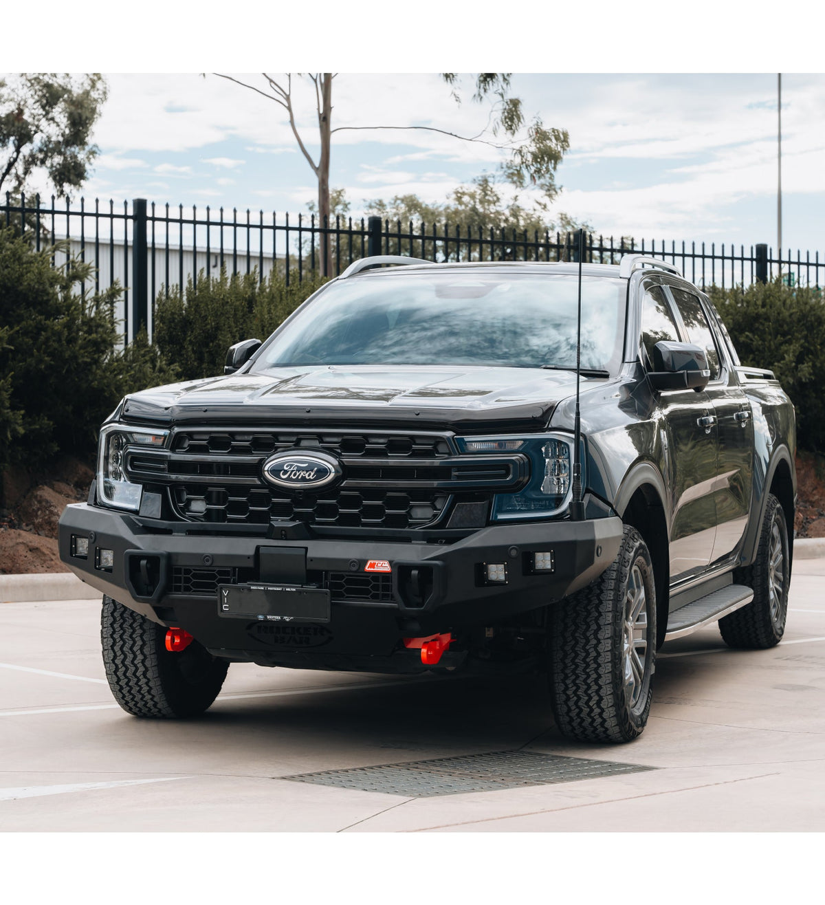 Next-Gen Ranger/Everest 2022-On - 078-01SQ Rocker Bull Bar No Loop Package - SKU MCC-05010-7801SQ