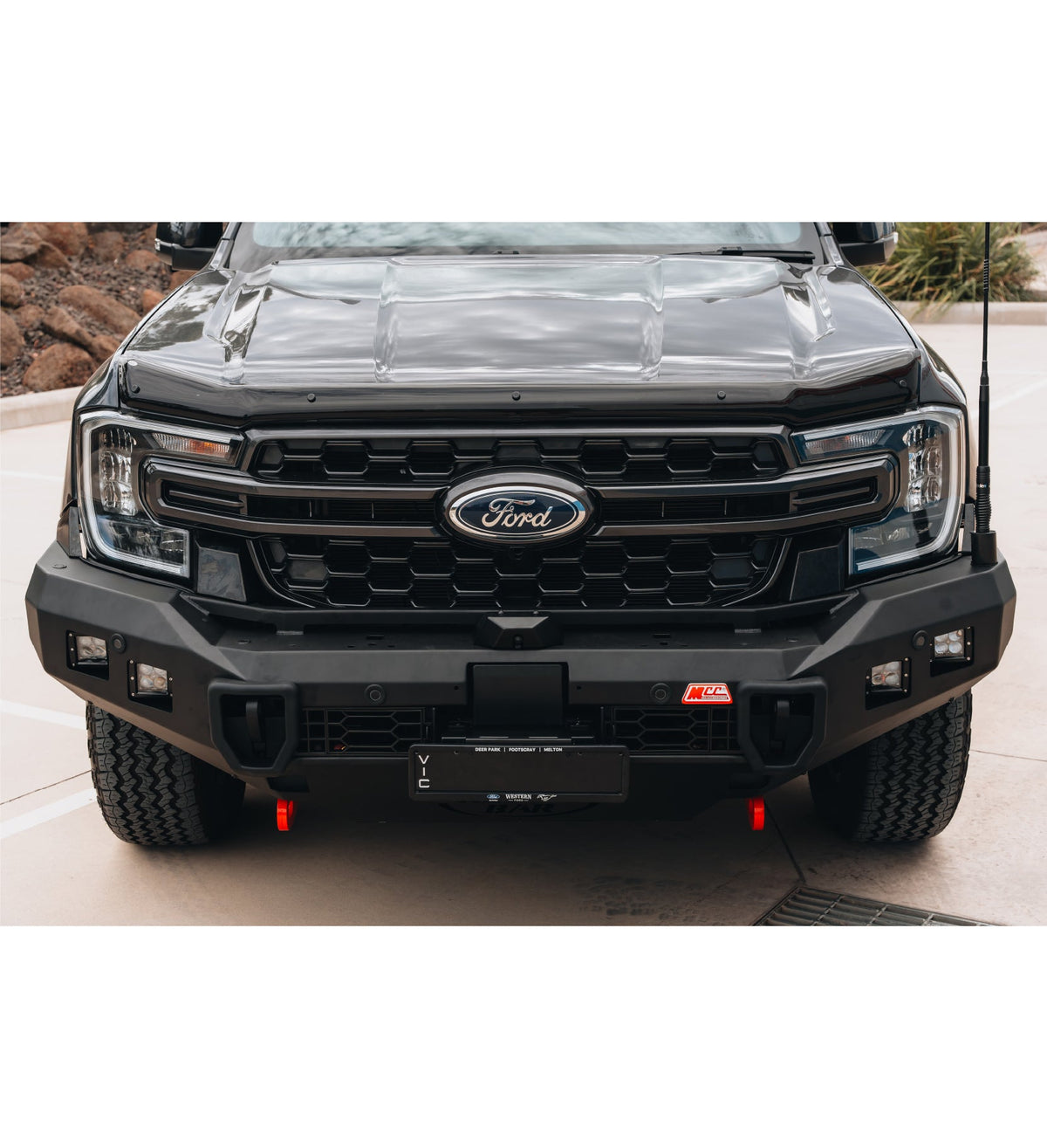 Next-Gen Ranger/Everest 2022-On - 078-01SQ Rocker Bull Bar No Loop Package - SKU MCC-05010-7801SQ