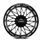 Lock Offroad X-Treme ASSAULT - GLOSS BLACK MILLING image 2