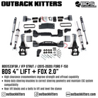 BDS Suspension 4" Lift Kit for 2015-2020 Ford F150 with Fox Shocks